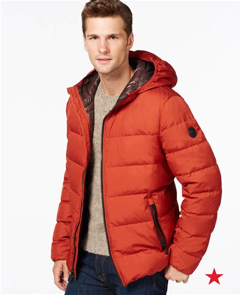 michael kors military style jacket mens|Michael Kors down jacket men's.